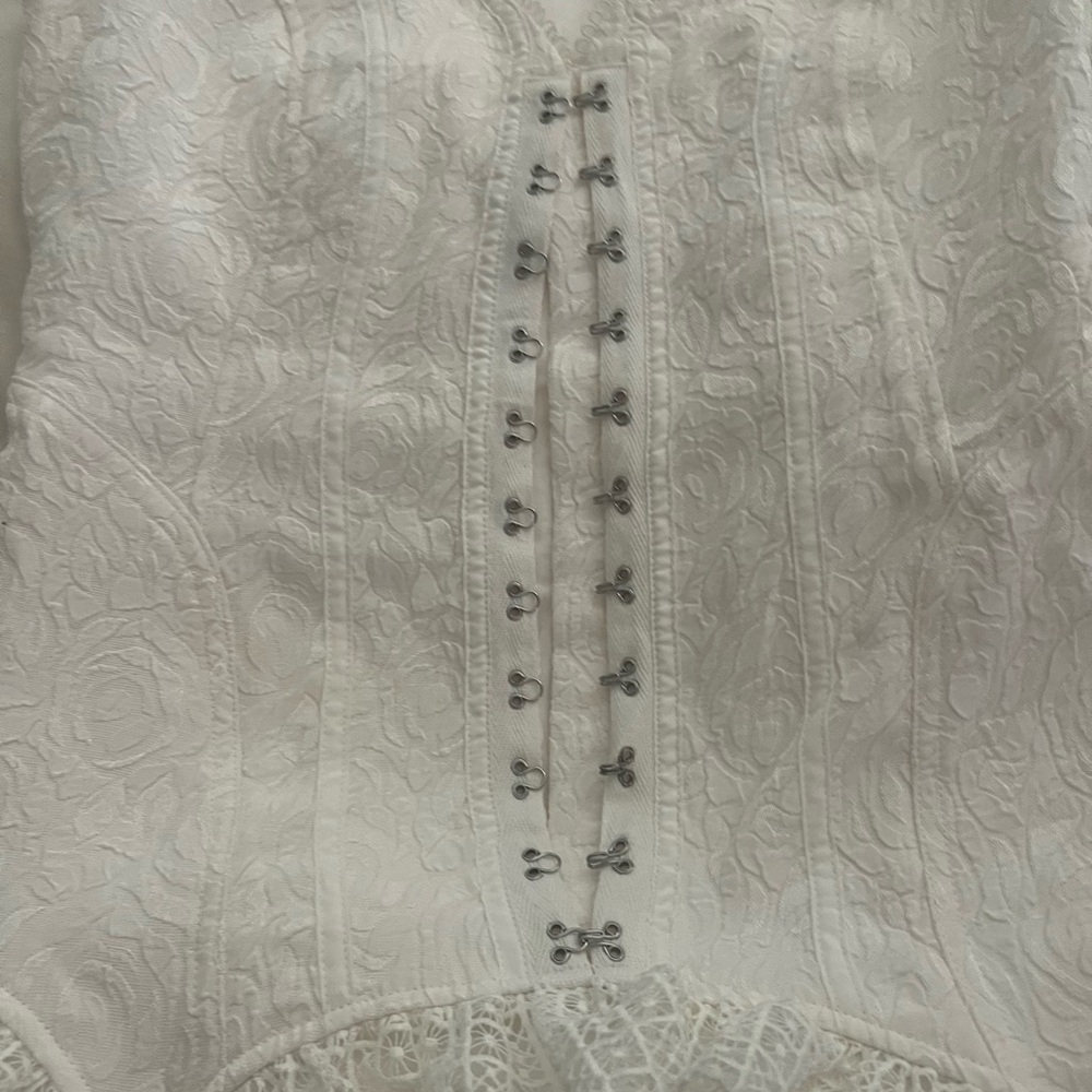 Anthropologie White Mini Dress - Picture 13 of 14